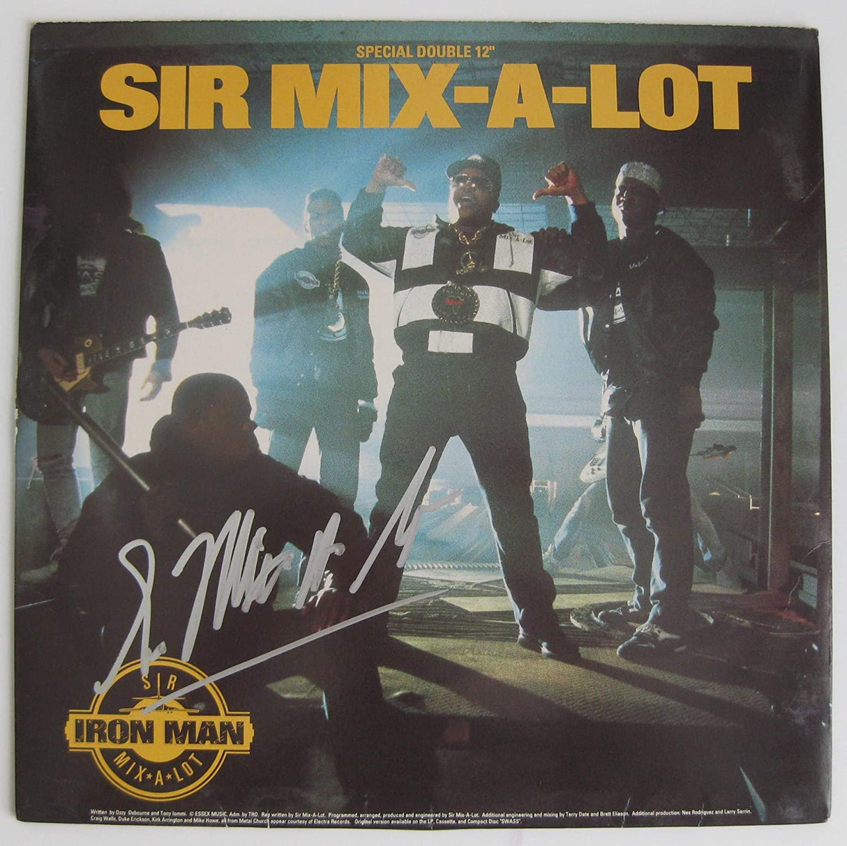 Sir Mix A Lot signed autographed Iron Man album vinyl record proof Beckett COA STAR