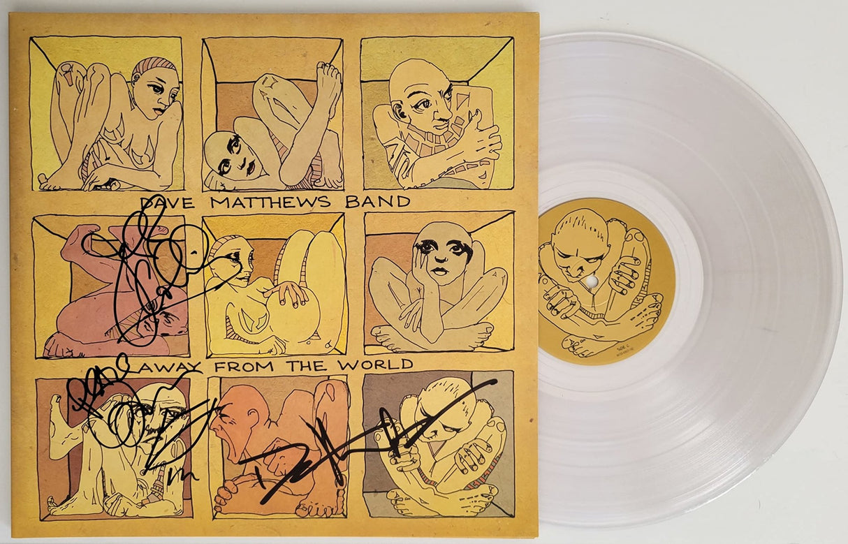 Dave Matthews signed Big Whiskey & the GrooGrux King album vinyl COA exact proof Star
