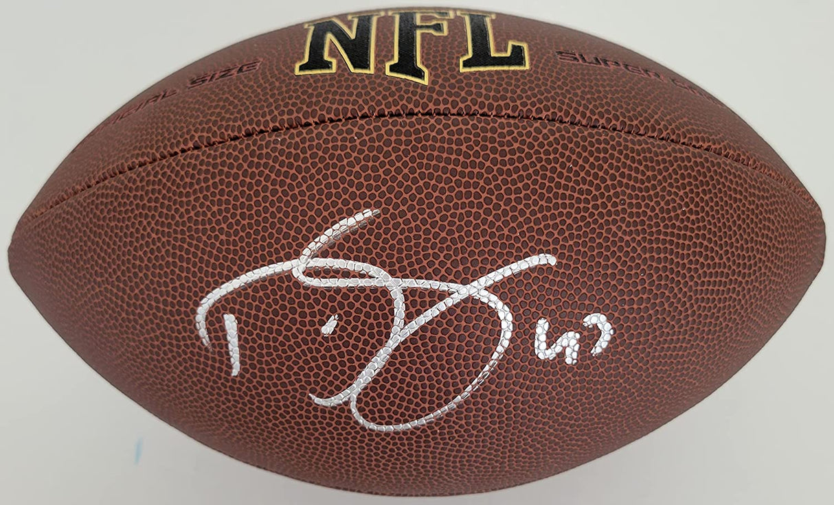 Darren Sproles Philadelphia Eagles Saints signed football COA proof autographed