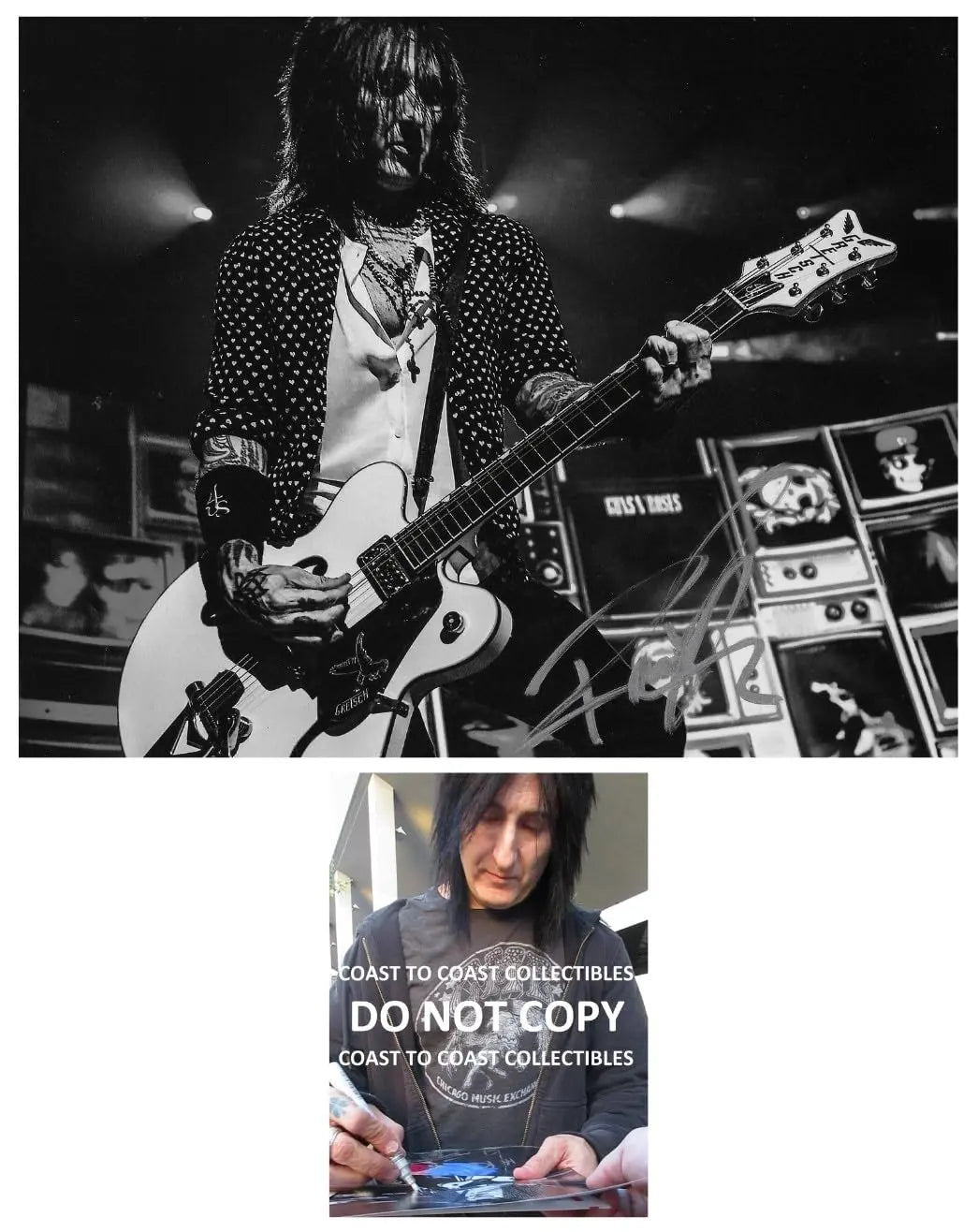 Richard Fortus Guns N Roses signed 8x10 photo proof COA autographed GNR Star