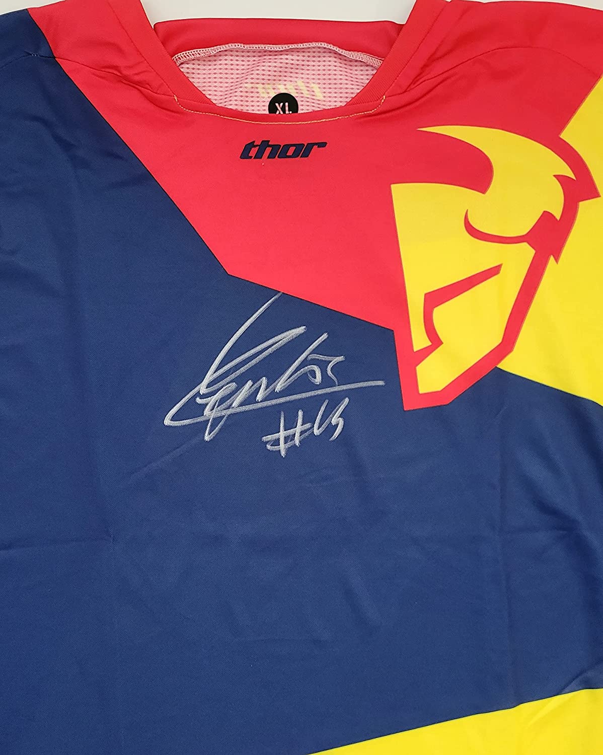 Dylan Ferrandis Supercross Motocross signed Thor Jersey COA proof, autographed