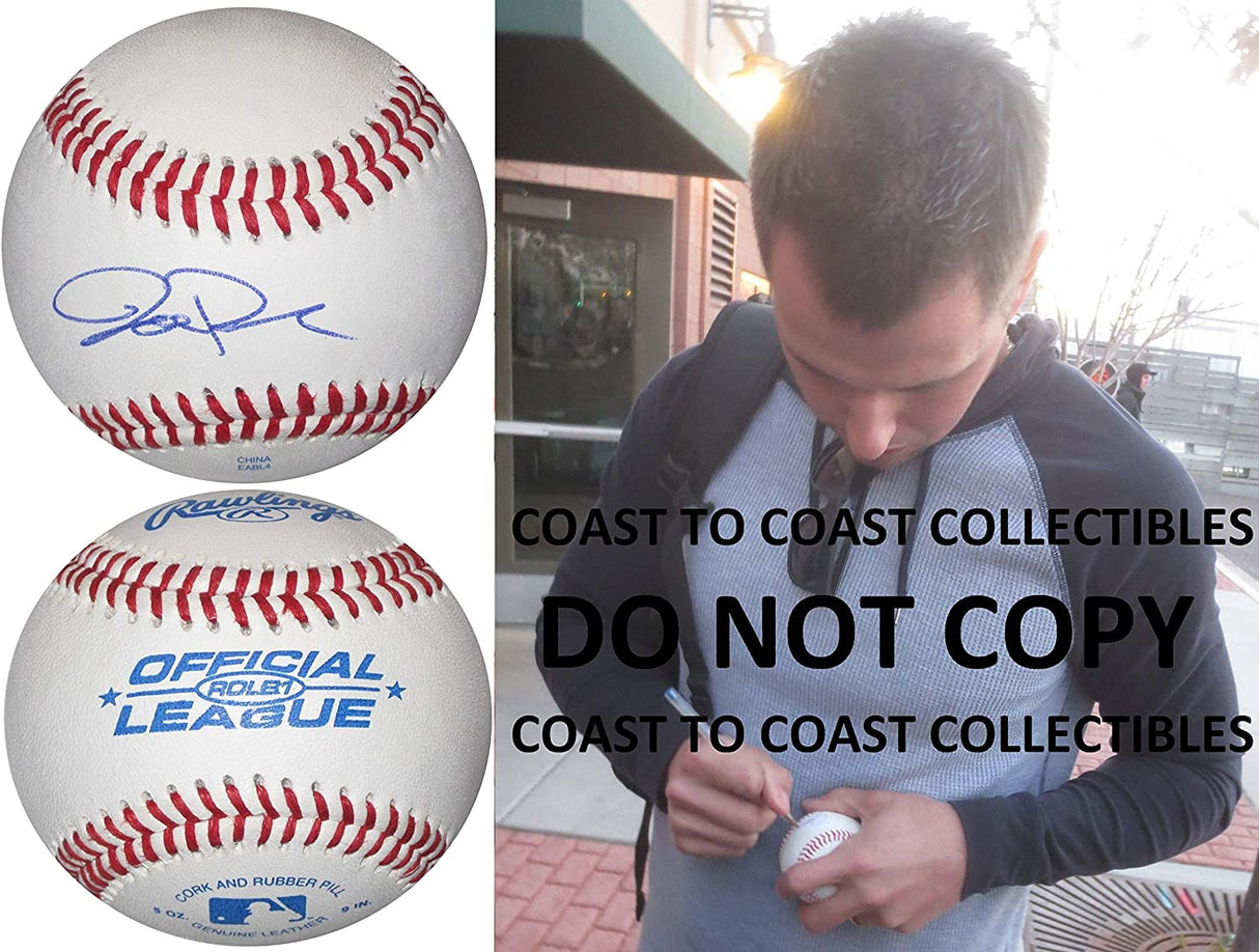 Joe Panik Blue Jays San Francisco Giants signed autographed baseball COA proof