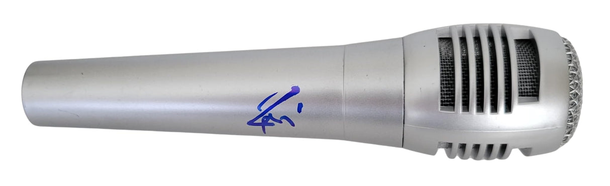 Robin Zander Cheap Trick signed microphone autographed mic COA exact proof star