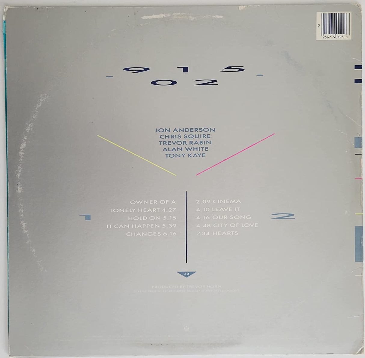 Trevor Rabin signed Yes 90125 album COA proof autograph Owner of a Lonley Heart STAR.