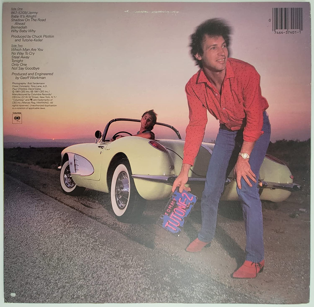 Tommy Heath signed autographed Tommy Tutone 2 album 867-5309 Jenny COA proof Star