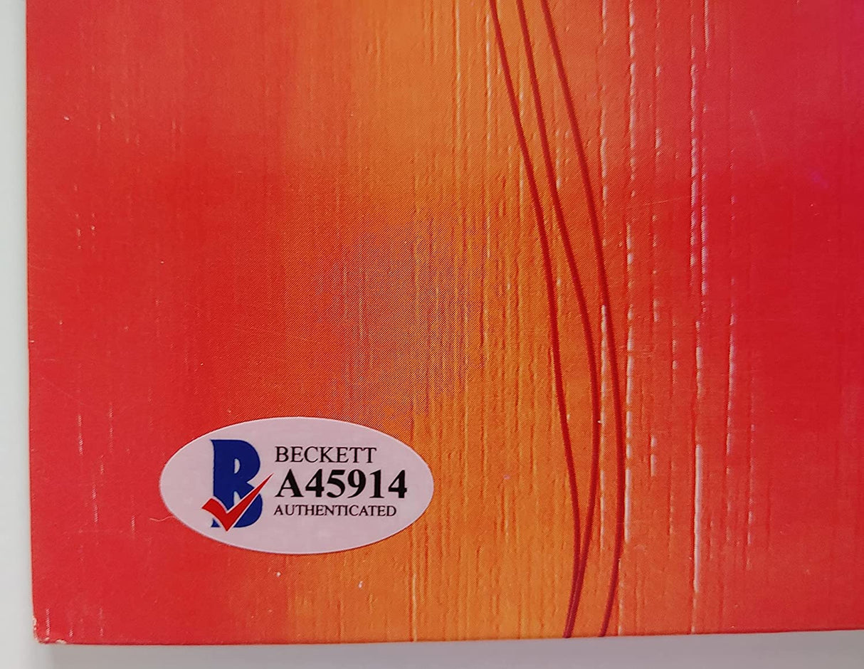 Mark Hoppus Travis Barker Matt Skiba signed Blink 182 Nine album proof Beckett STAR autograph