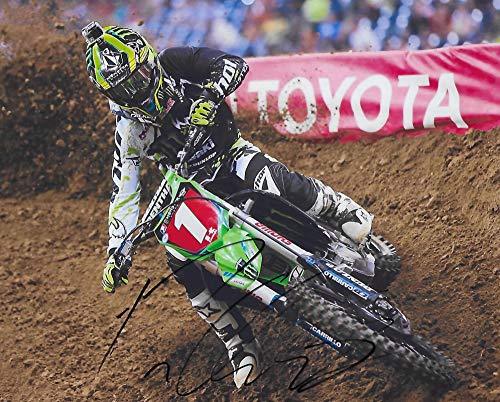 Ryan Villopoto motocross, supercross signed autographed, 8x10 photo,proof COA