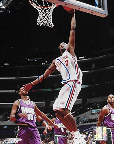 Lamar Odom signed Los Angeles Clippers basketball 8x10 photo COA.