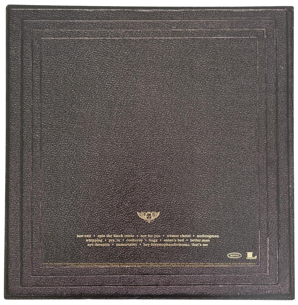 Eddie Vedder signed Pearl Jam Vitalogy album COA exact proof autographed vinyl Record STAR