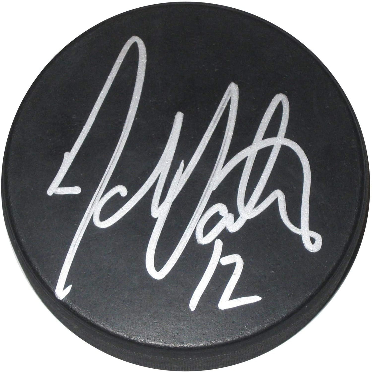 Adam Oates Red Wings Blues Bruins Oilers signed Hockey Puck proof Beckett COA
