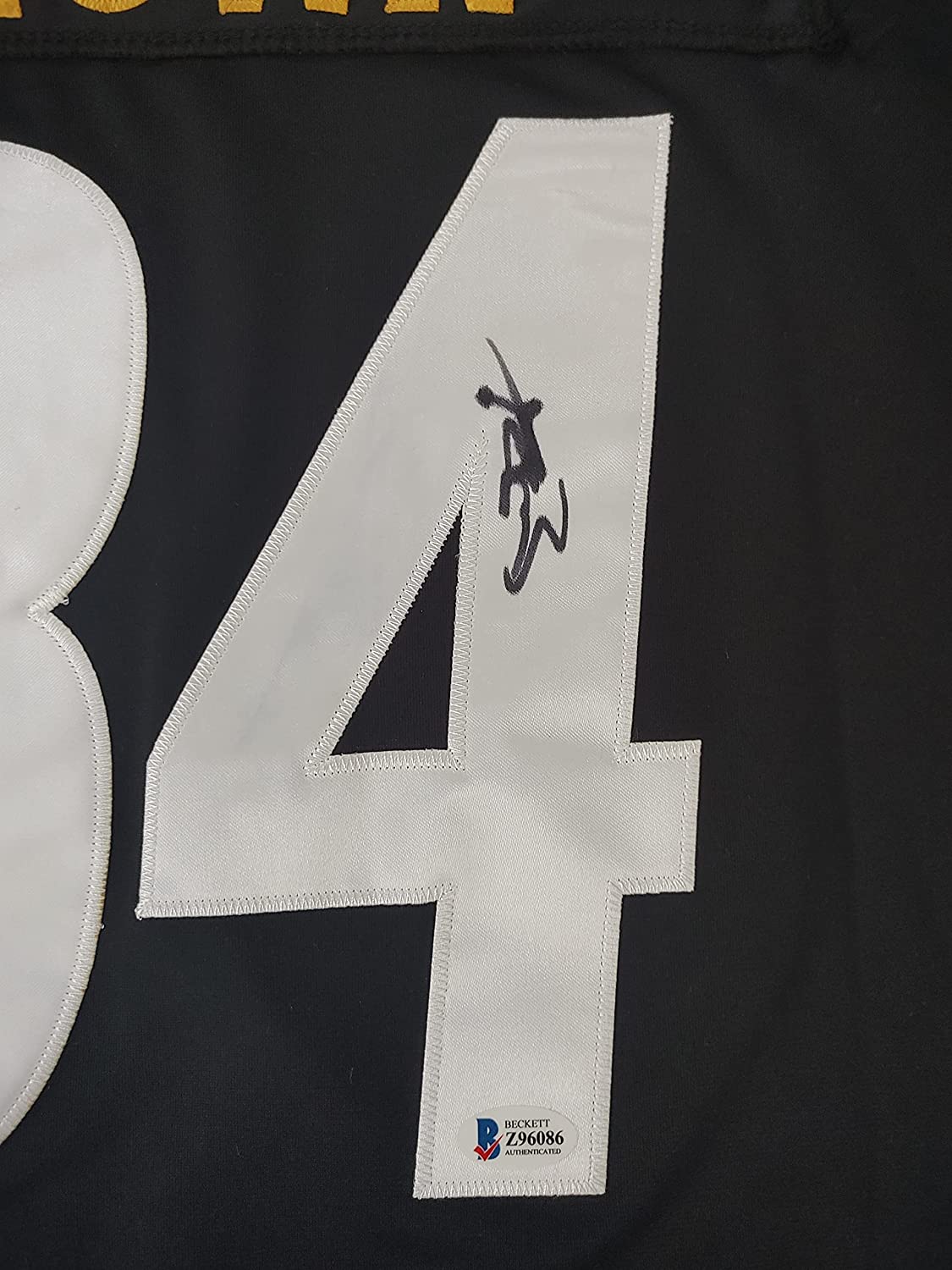 Antonio Brown signed Pittsburgh Steelers football Jersey proof Beckett COA autogaph