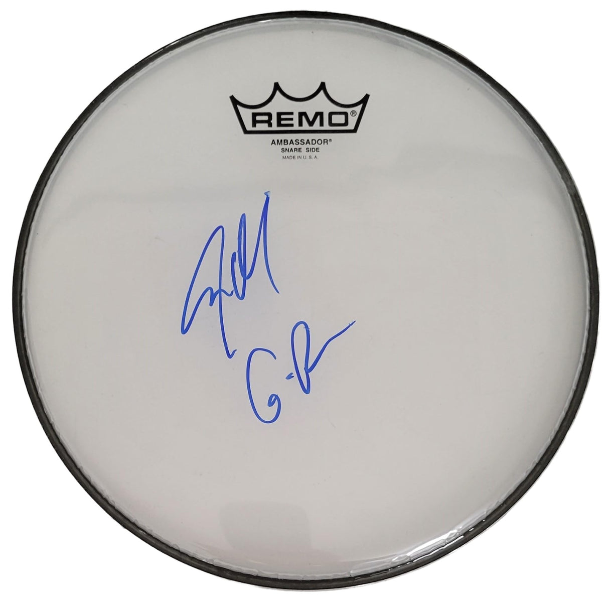 Steven Adler Guns N Roses drummer signed Drumhead COA proof autographed. GNR