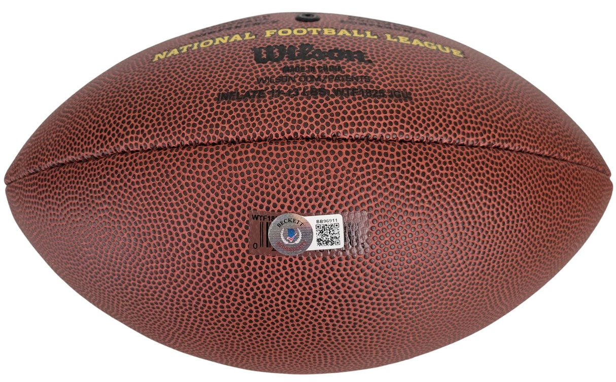 Adrian Peterson Minnesota Vikings signed Duke football proof Beckett COA autographed