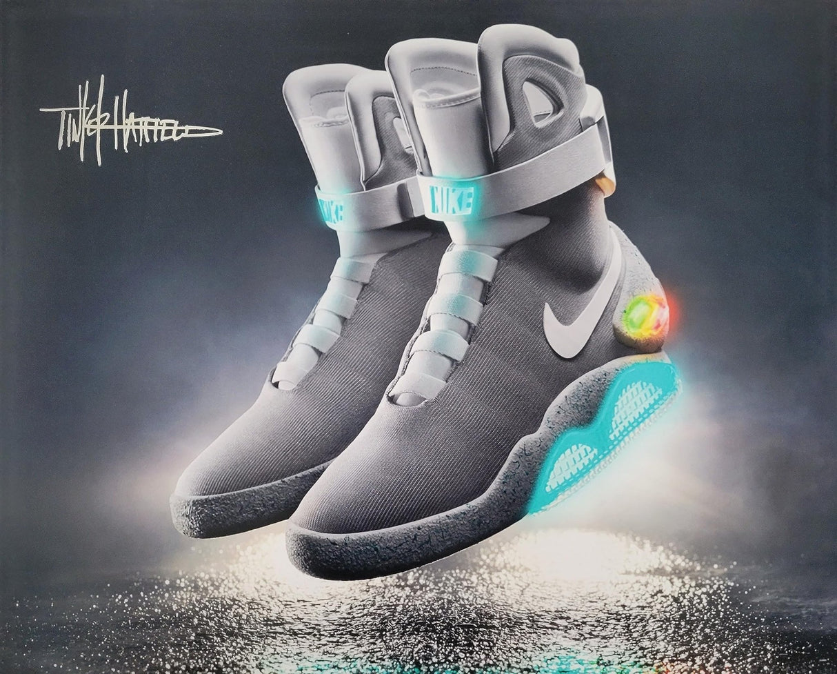 Tinker Hatfield signed Nike MAG Back To The Future 16x20 photo proof autographed STAR