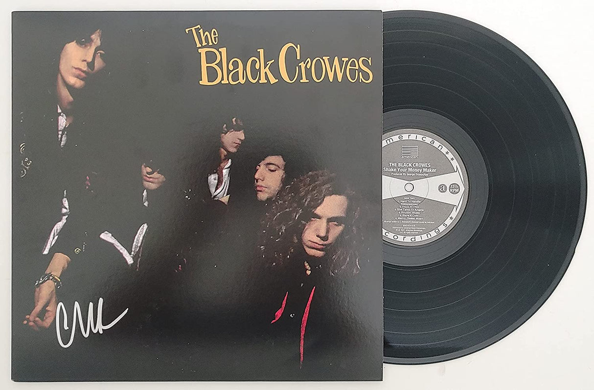 Chris Robinson signed Black Crowes Shake your Money Maker album proof Beckett COA STAR