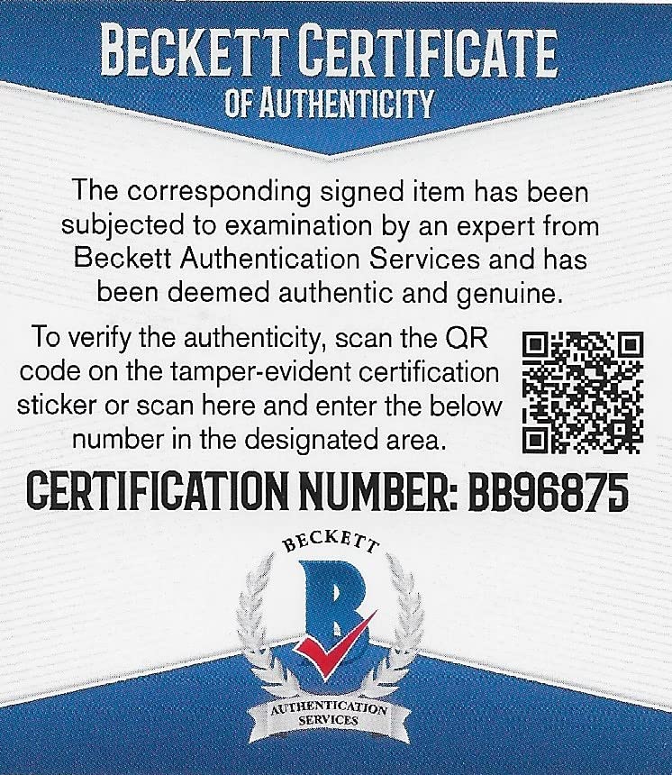 Diana Taurasi Phoenix Mercury UConn Huskies signed WNBA basketball proof Beckett COA