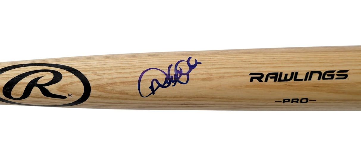 Derek Jeter New York Yankees signed baseball bat Exact Proof COA autographed