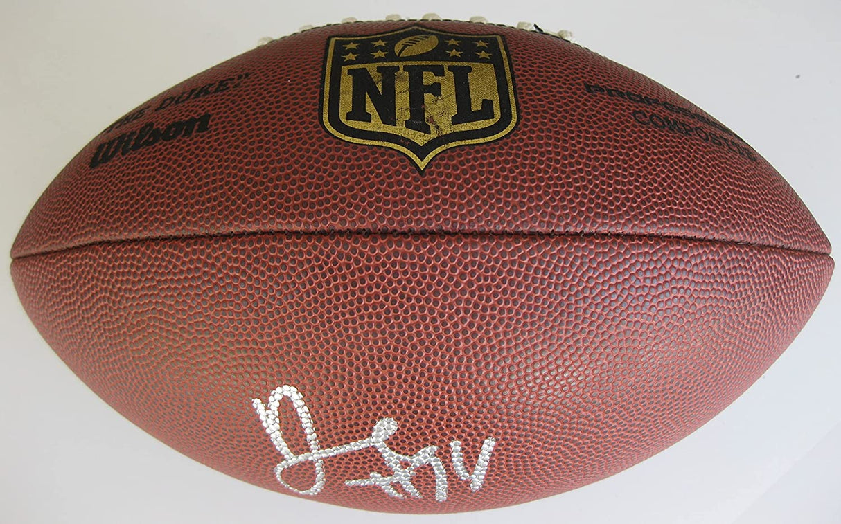 DeMarcus Ware Dallas Cowboys Denver Broncos signed football proof Beckett COA autographed