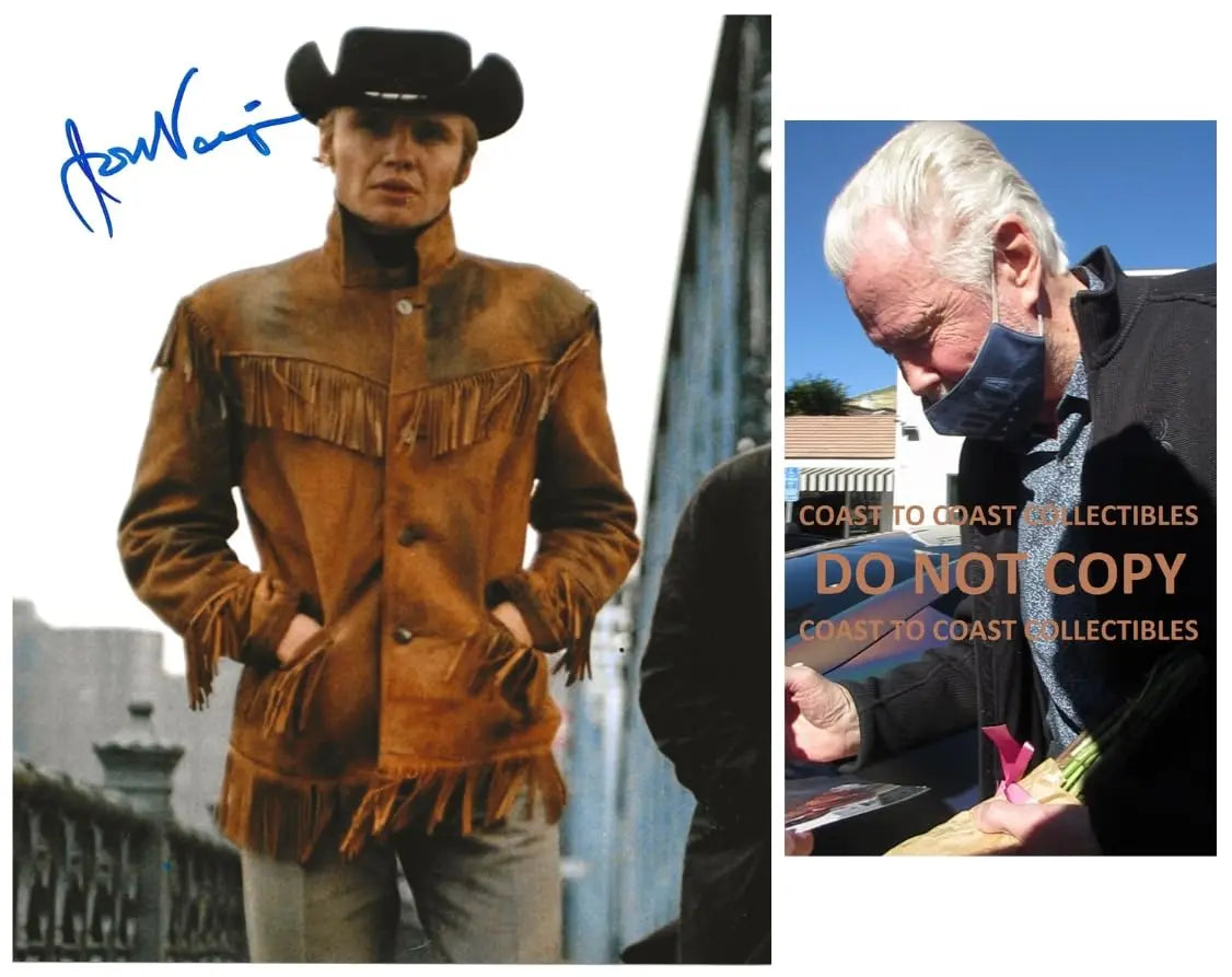 Jon Voight Signed Midnight Cowboy 8x10 Photo Proof COA Autographed.. STAR