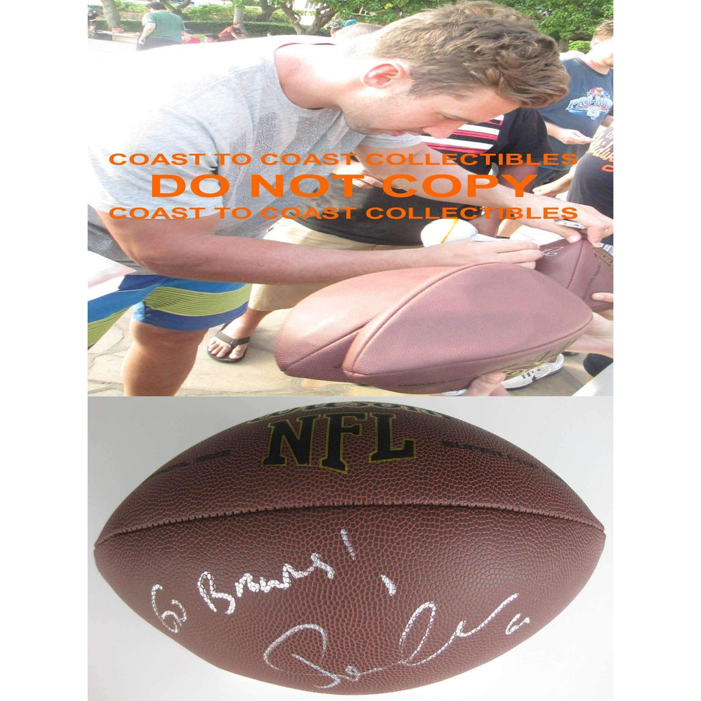 Jordan Cameron, Cleveland Browns, USC Trojans, Signed, Autographed, NFL Football, a COA with the Proof Photo of Jordan Signing Will Be Included