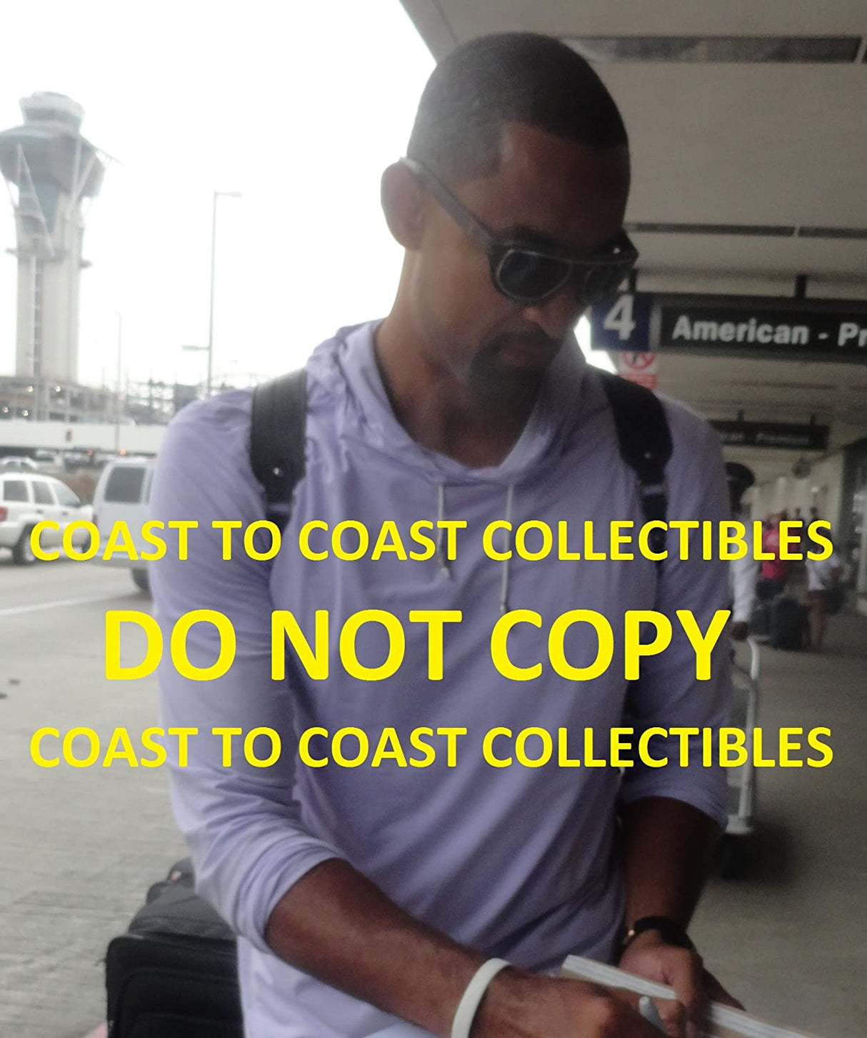 Juwan Howard signed Washington Bullets basketball 8x10 photo prrof COA