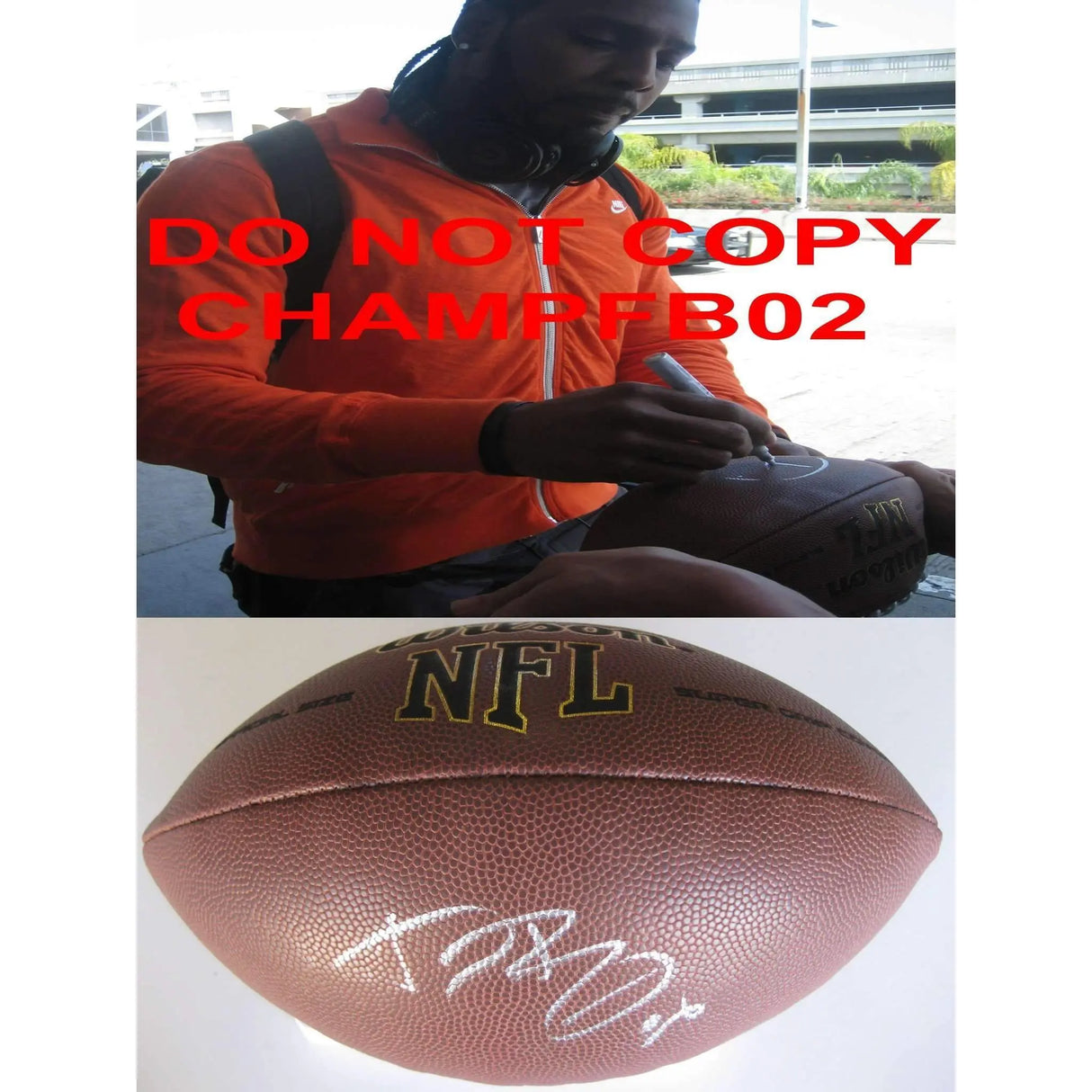 Dwayne Bowe Cleveland Browns, Kansas City Chiefs, Lsu Tigers signed, autographed NFL football