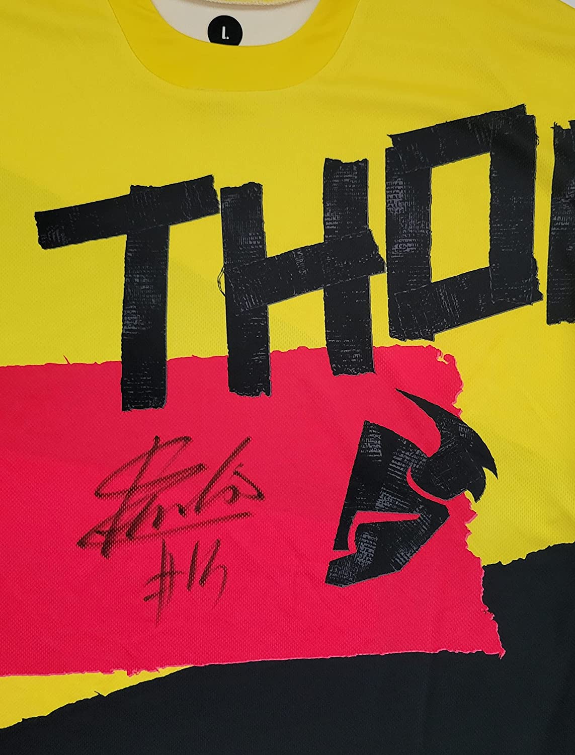 Dylan Ferrandis Supercross Motocross signed Thor Jersey COA proof autographed-