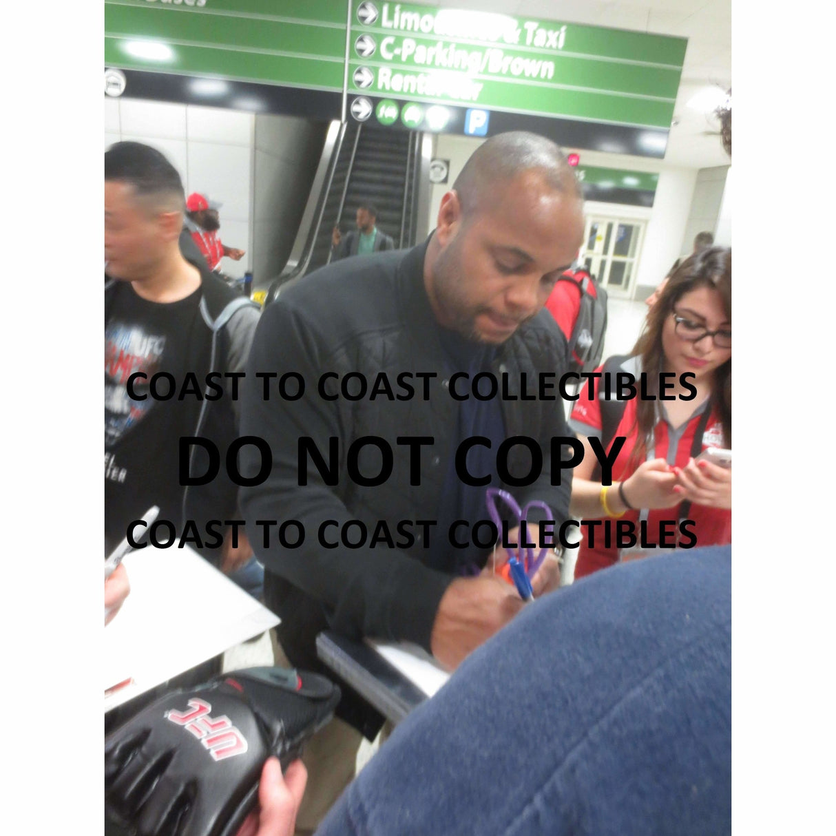 Daniel Cormier, Mixed Martial Artist, MMA, UFC, Signed, Autogrpahed, 8X10 Photo, a COA with the Proof Photo of Daniel Signing Will Be Included..
