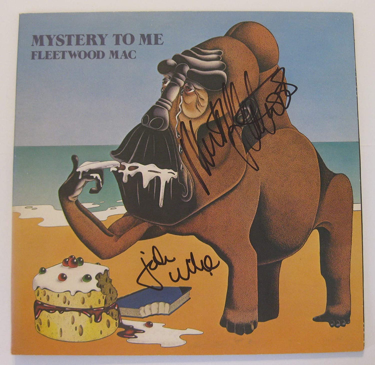 Mick Fleetwood John McVie signed Fleetwood Mac album vinyl proof Beckett COA autograph STAR