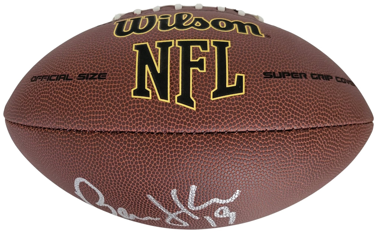 Bernie Kosar Cleveland Browns Miami Signed Football Proof Beckett COA Autographed