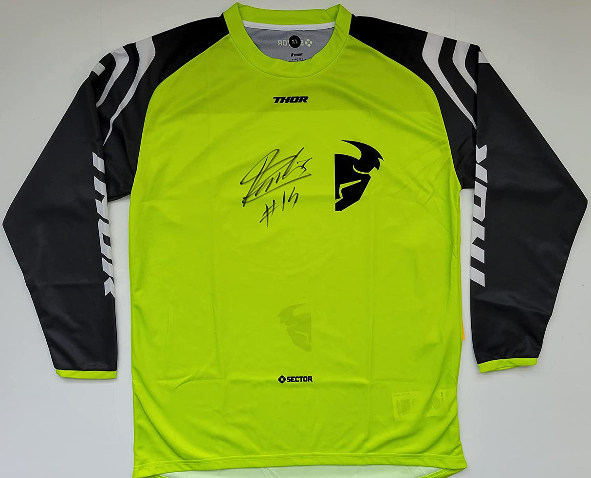 Dylan Ferrandis Supercross Motocross signed Thor Jersey COA proof autographed-