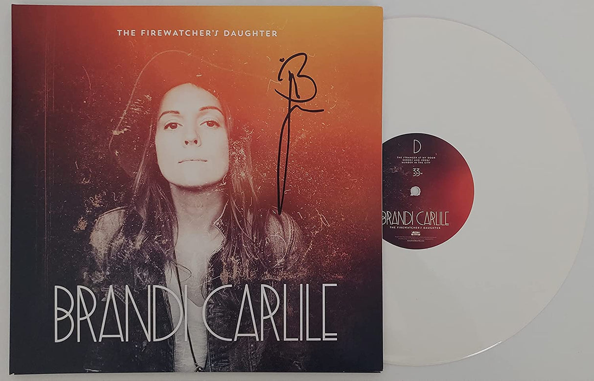 Brandi Carlile signed Firewatcher's Daughter album vinyl exact proof Beckett COA Star