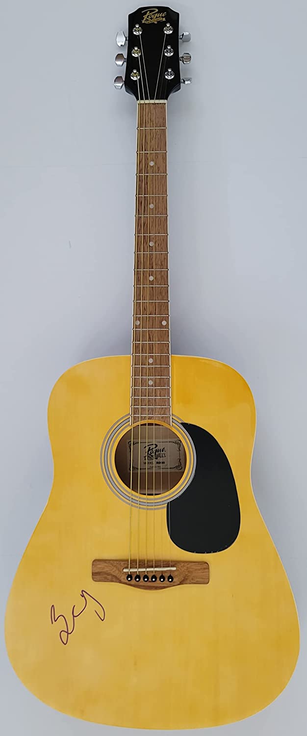 Brad Paisley country music star signed acoustic guitar proof Beckett COA star autograph