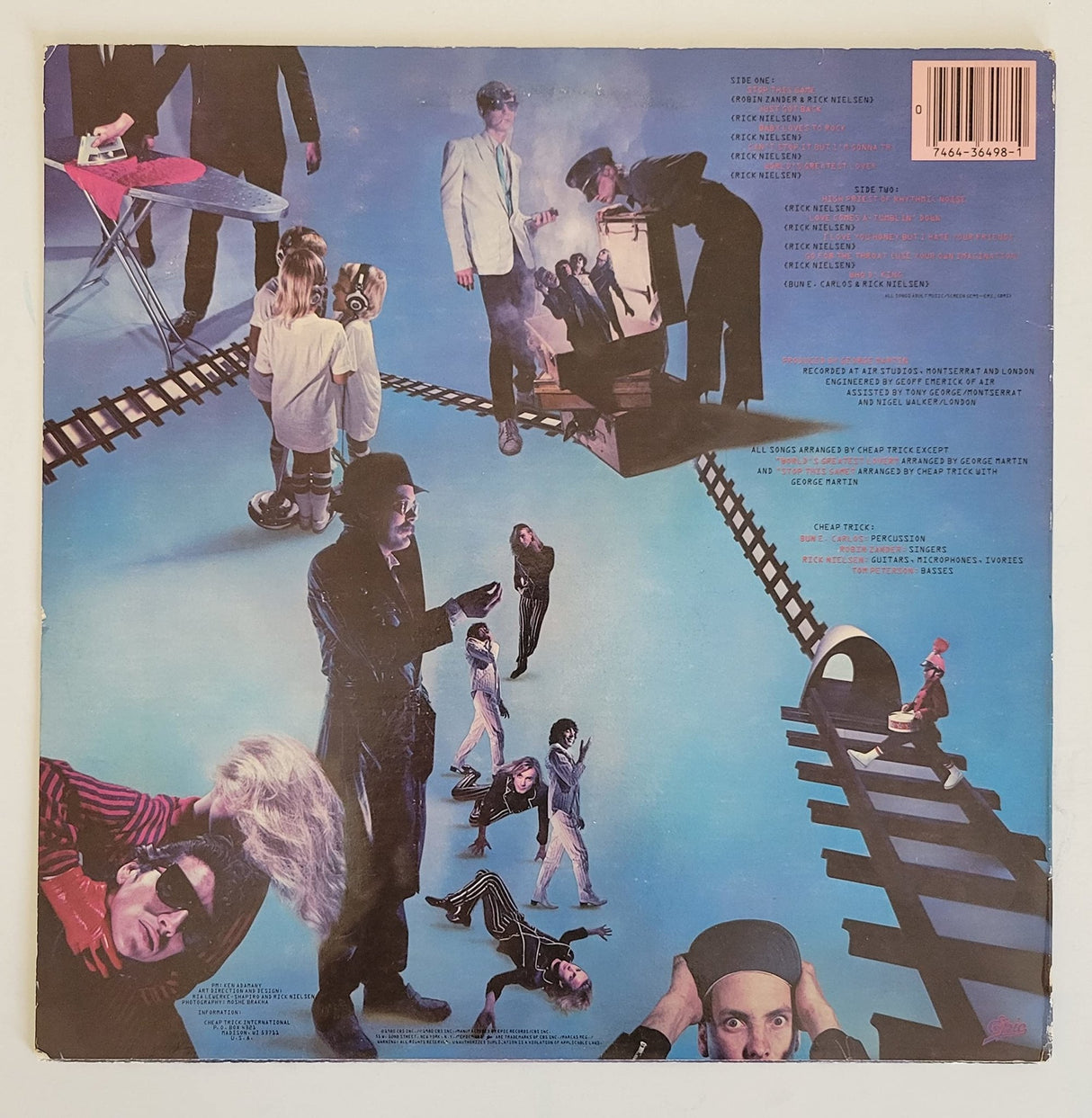 Cheap Trick band signed All Shook Up album COA proof Robin Zander,Rick Nielsen,Tom Peterson star