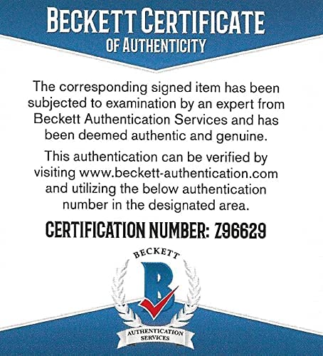 Tamba Hali Kansas City Chiefs Penn State signed NFL football proof Beckett COA autograph