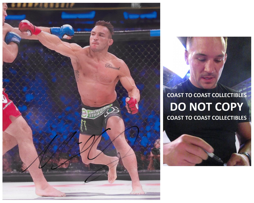 Michael Chandler Mixed Martial Artist signed UFC 8x10 photo COAproof autographed.