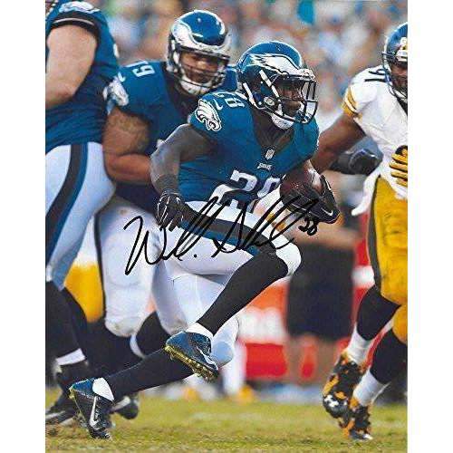 Wendall Smallwood, Philadelphia Eagles, West Virginia, Signed, Autographed, 8X10 Photo, a COA with the Proof Photo of Wendall Signing Will Be Included.