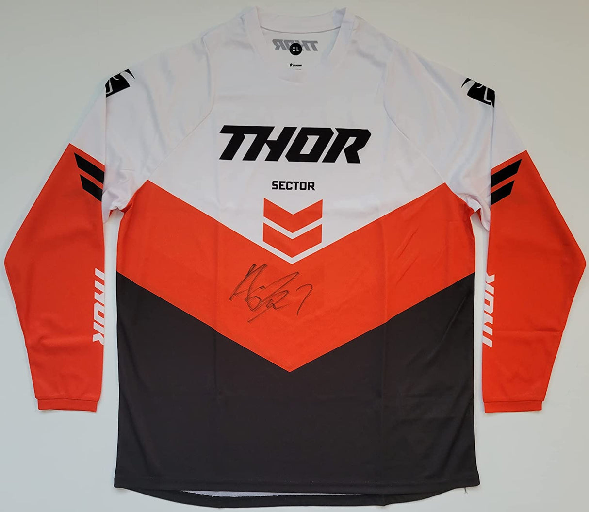 Aaron Plessinger Supercross Motocross signed Thor Jersey COA proof autographed.