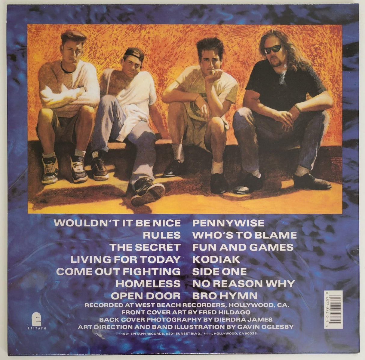 Pennywise Band Signed Album Exact Proof COA Autographed Vinyl Record