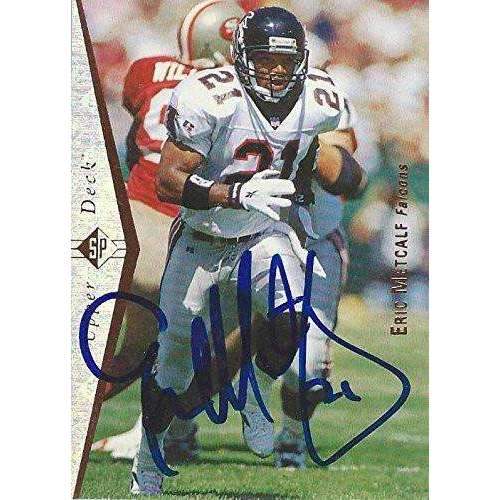1995 Eric Metcalf, Atlanta Falcons, Signed, Autographed, Upper Deck Football Card, Card #24,