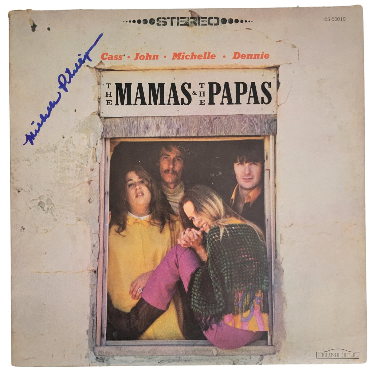 Michelle Phillips Signed Mamas and the Papas Album COA Proof Autographed Vinyl STAR VERY RARE.