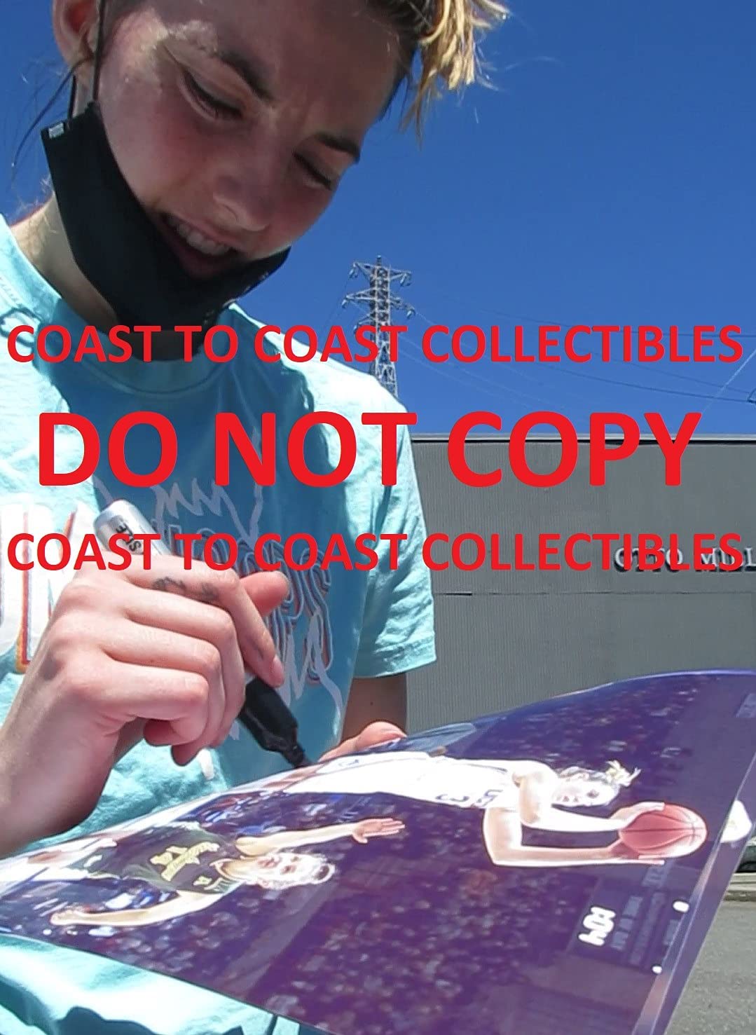 Katie Lou Samuelson signed autographed UConn Huskies basketball 8x10 photo COA proof.