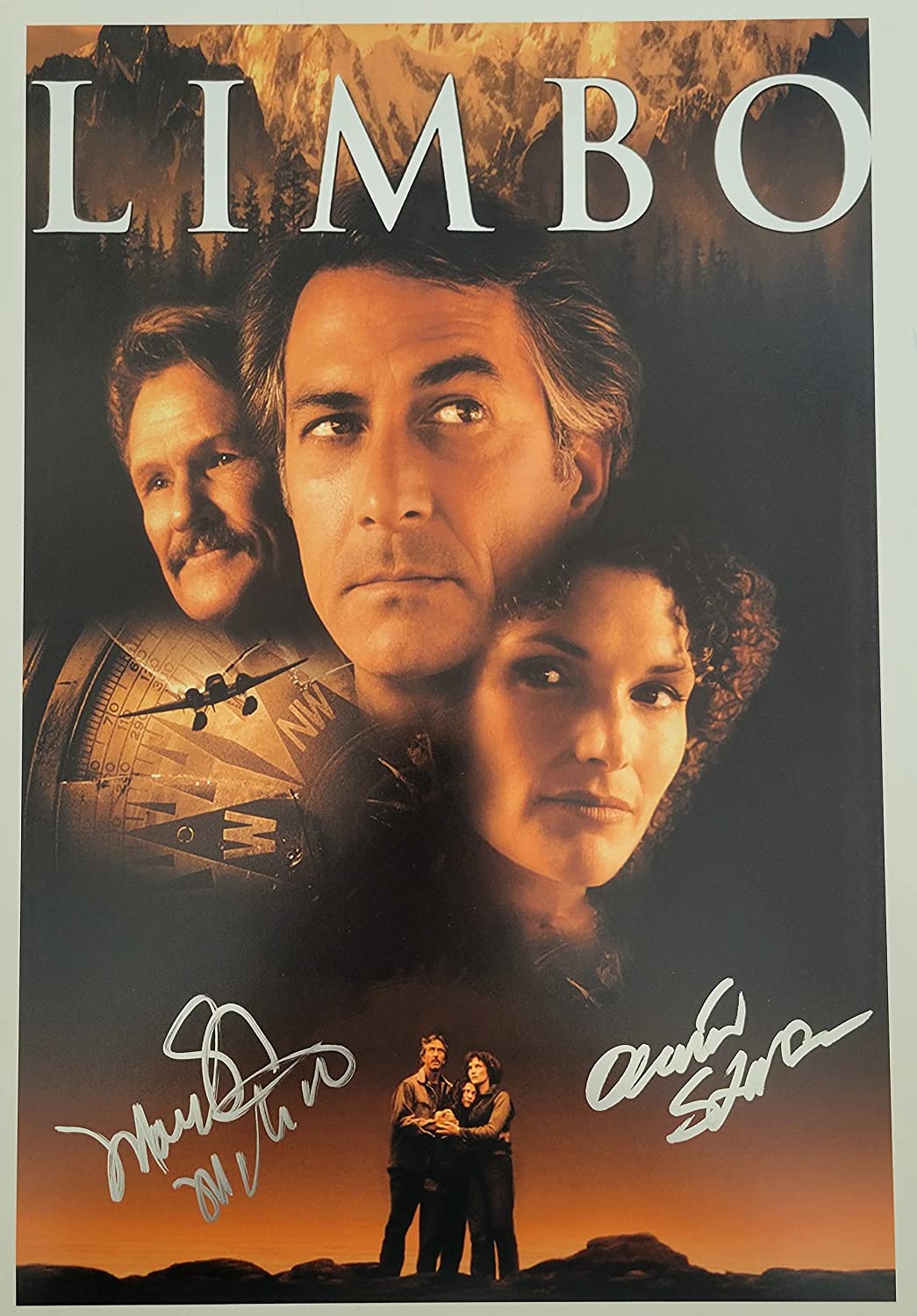 David Strathairn Mary Elizabeth Mastrantonio signed Limbo 12x18 photo proof COA STAR