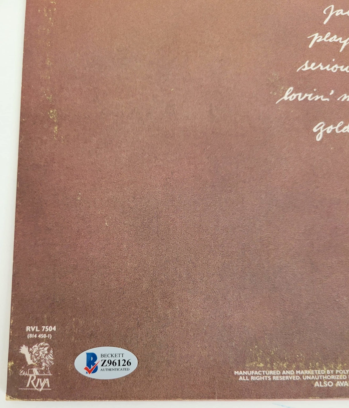 John Cougar Mellencamp signed Uh Huh album vinyl record proof Beckett COA autographed STAR