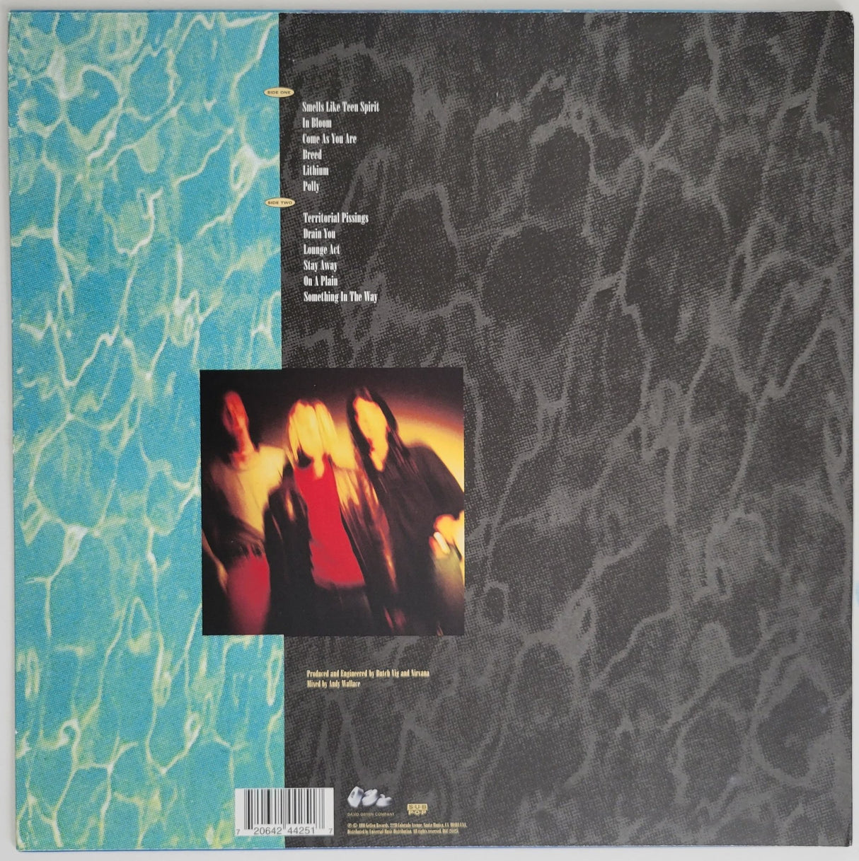 Krist Novoselic signed Nirvana Nevermind album, vinyl COA proof autographed STAR