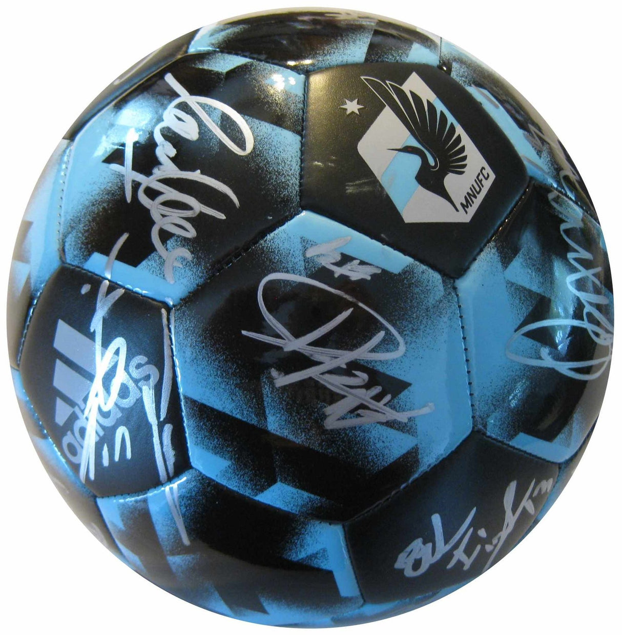 2018 Minnesota united FC team, signed, autographed, logo soccer ball - COA and Proof Photos Included
