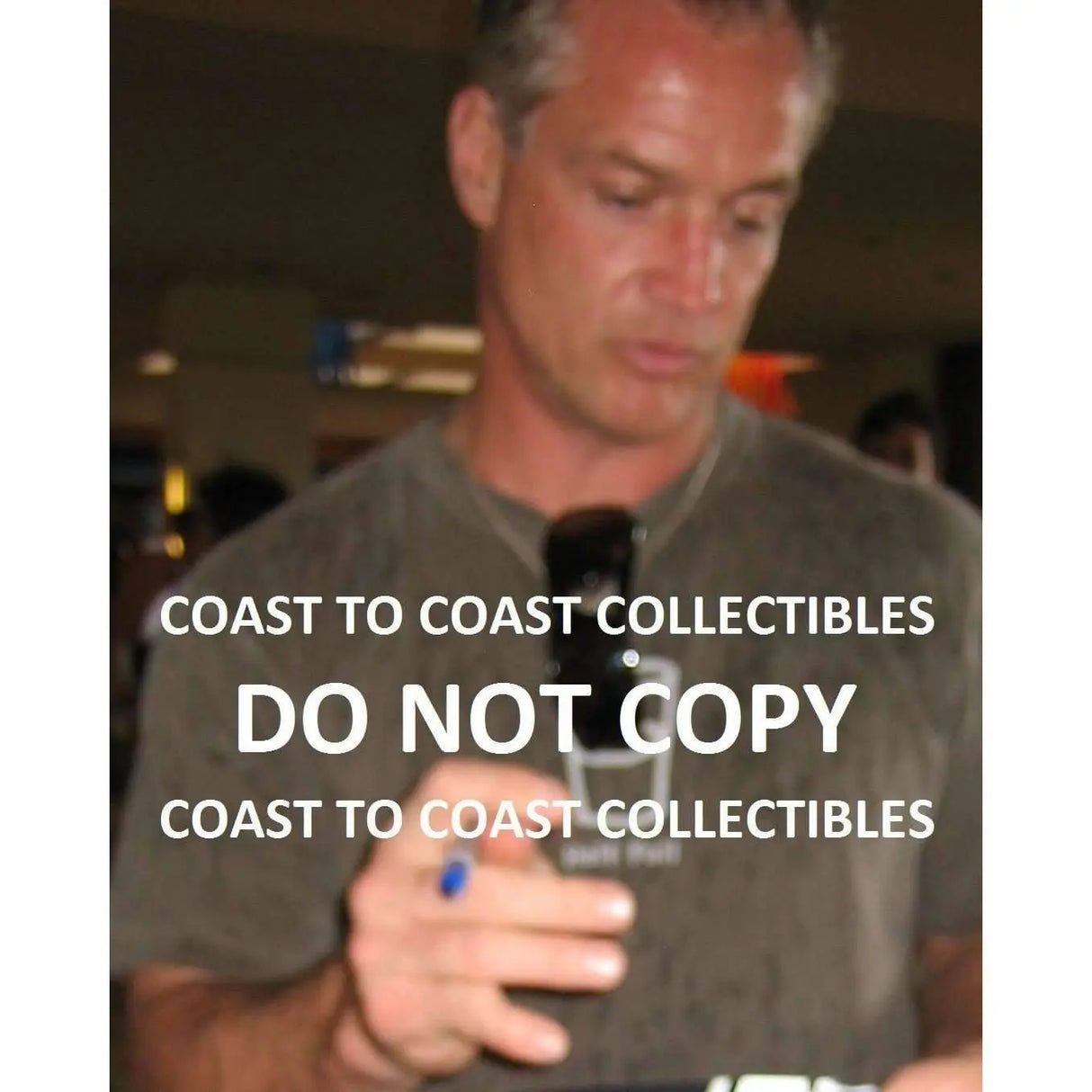 Daryl Johnston, Moose, Dallas Cowboys, Syracuse, Signed, Autographed, 8x10 Photo, Coa, Rare Hard Photo to Find