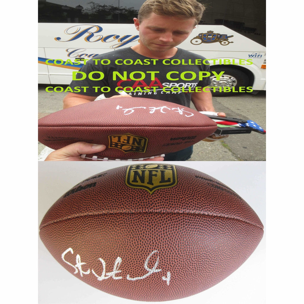 Steven Hauschka Seattle Seahawks, Signed, Autographed, NFL Duke Football, a COA with the Proof Photo of Steven Signing Will Be Included with the Ball