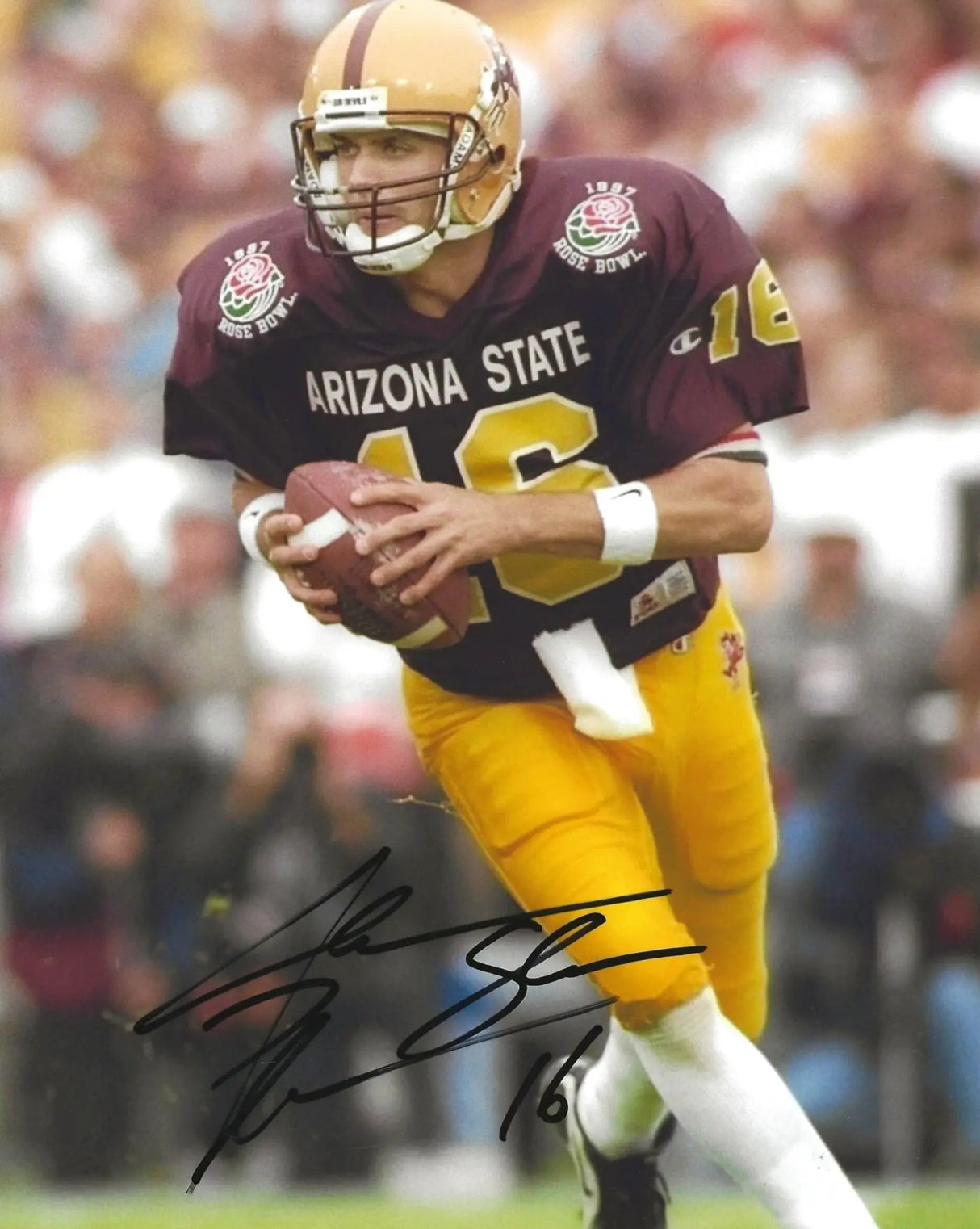 Jake Plummer ASU signed Arizona State football 8x10 photo Proof COA autographed