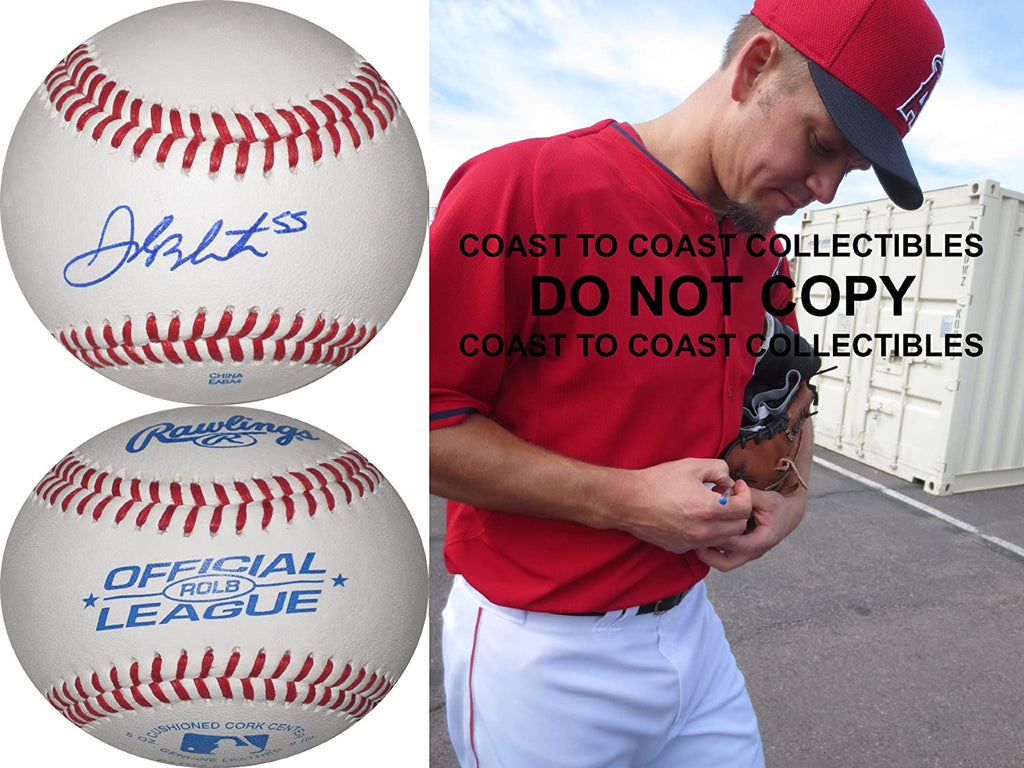 Joe Blanton Philadelphia Phillies Oakland A's signed autographed baseball Proof